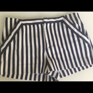 ZARA fashion striped shorts